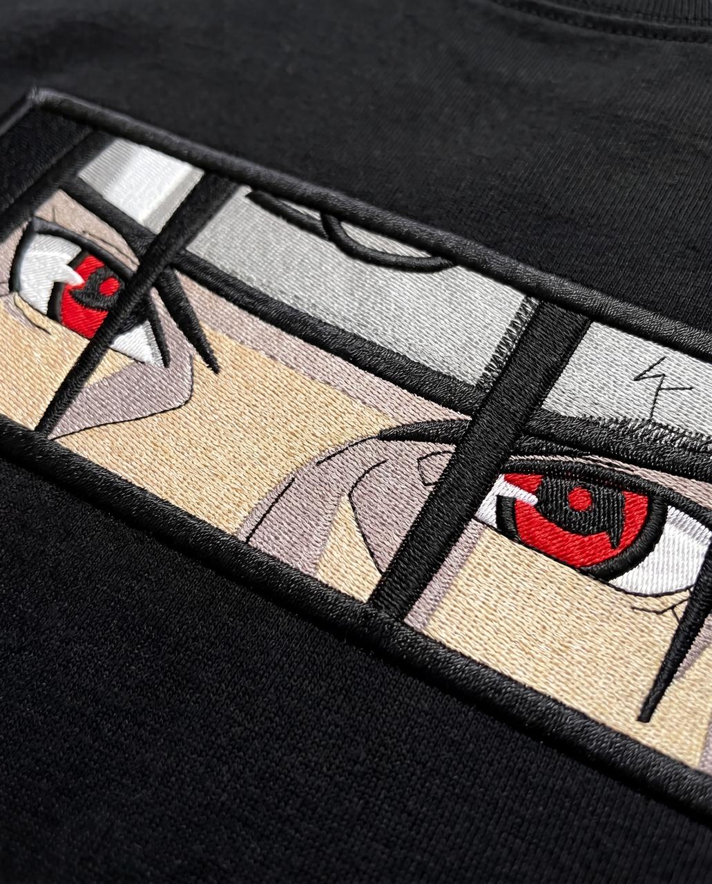 Itachi Uchiha Signature Embroidery Heavyweight Tee (260 GSM)
