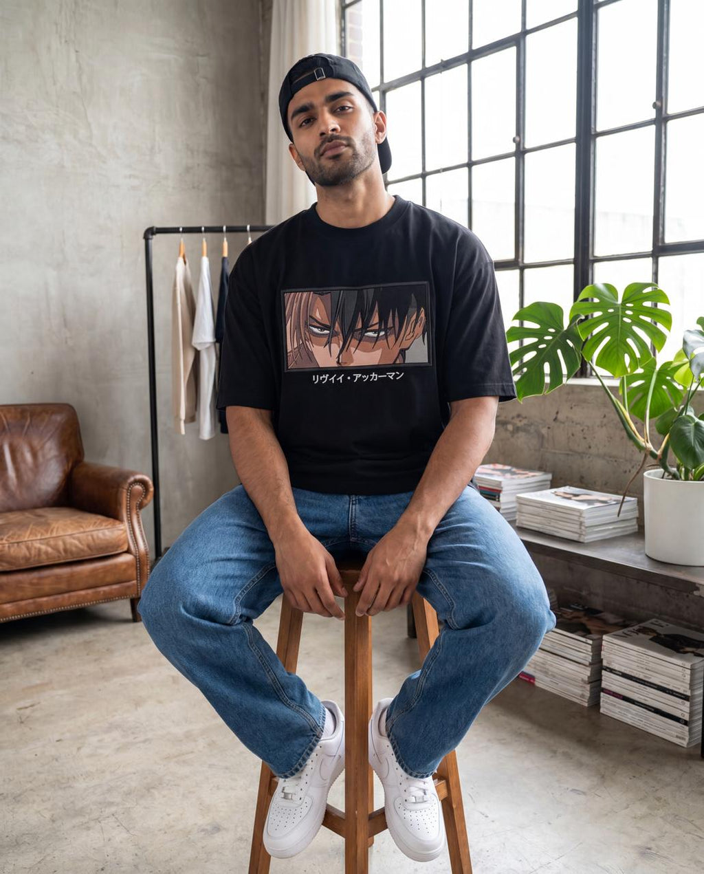 Levi Ackerman Signature Embroidery Heavyweight Tee | Menzoró