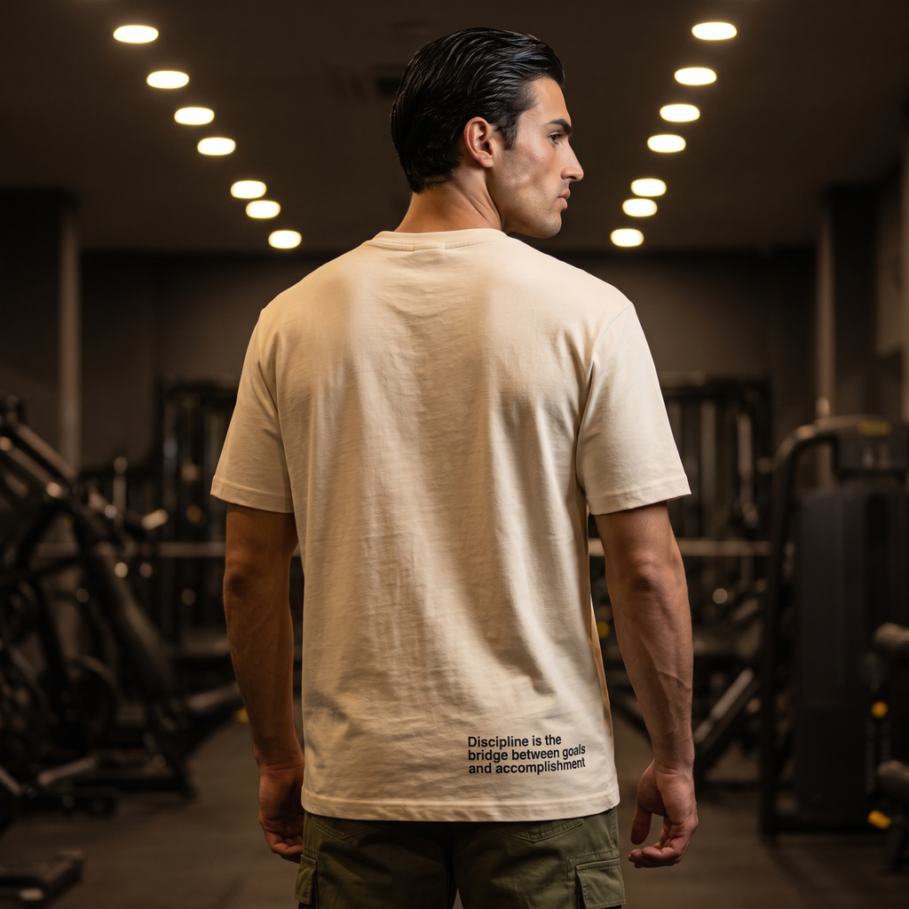 The Discipline Tee – Premium Embroidered Cotton