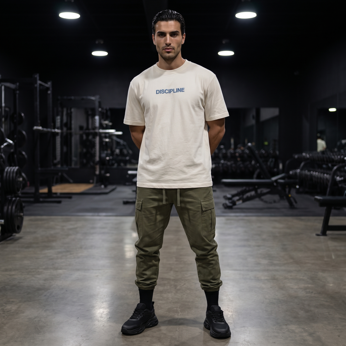 The Discipline Tee – Premium Embroidered Cotton