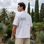 Sovereign Heavyweight Embroidered Oversized T-Shirt – Crisp White